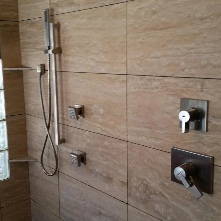 Shower fixture installation for Water Heater Replacement in Haslet